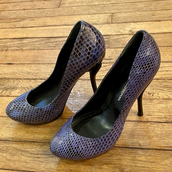 GEORGINA GOODMAN Snakeskin Leather Pumps - Picture 10 of 12